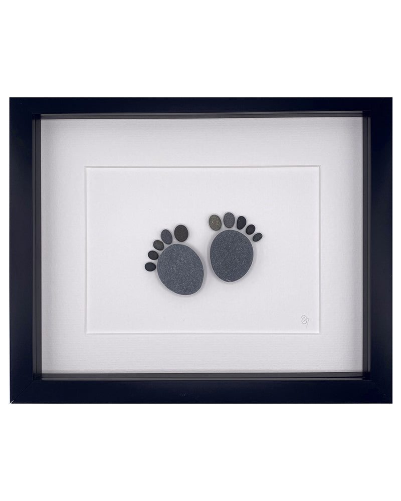Simply Mourne | Baby Feet Medium Frame -Black