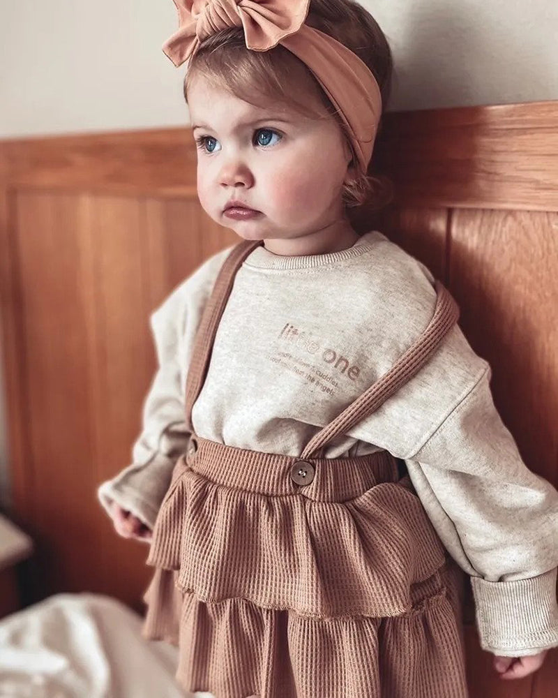 Lil and Izzy | Little One Crew Sweater -Oatmeal