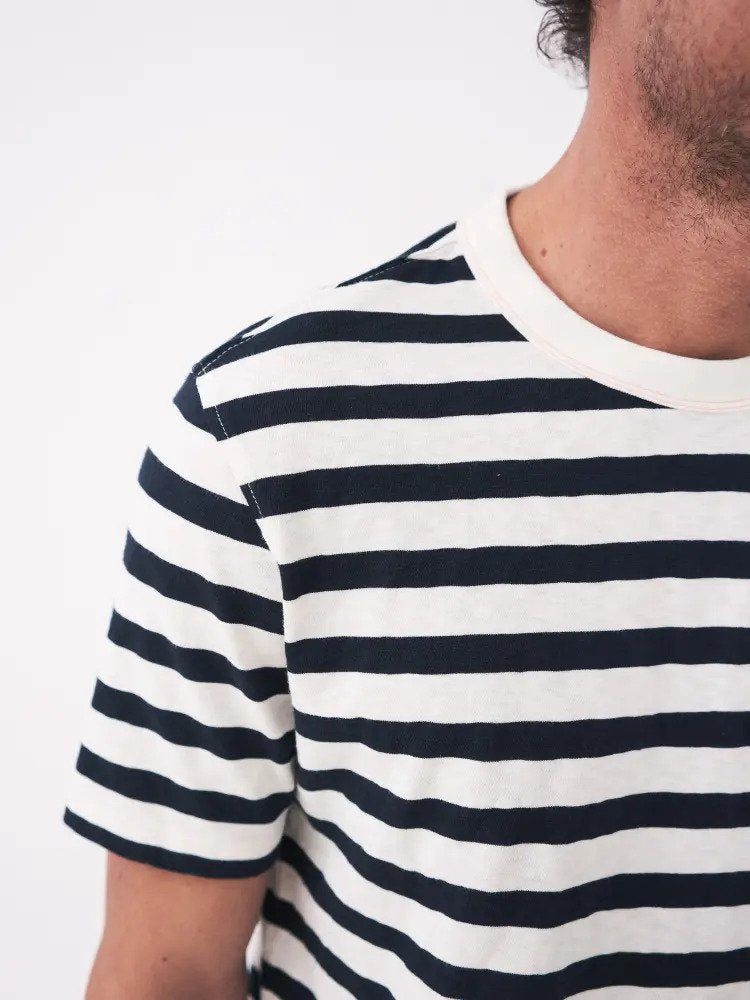 White Stuff | Oak Stripe T-Shirt- Navy