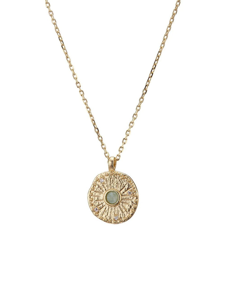 Mary-K | Gold Amazonite Necklace