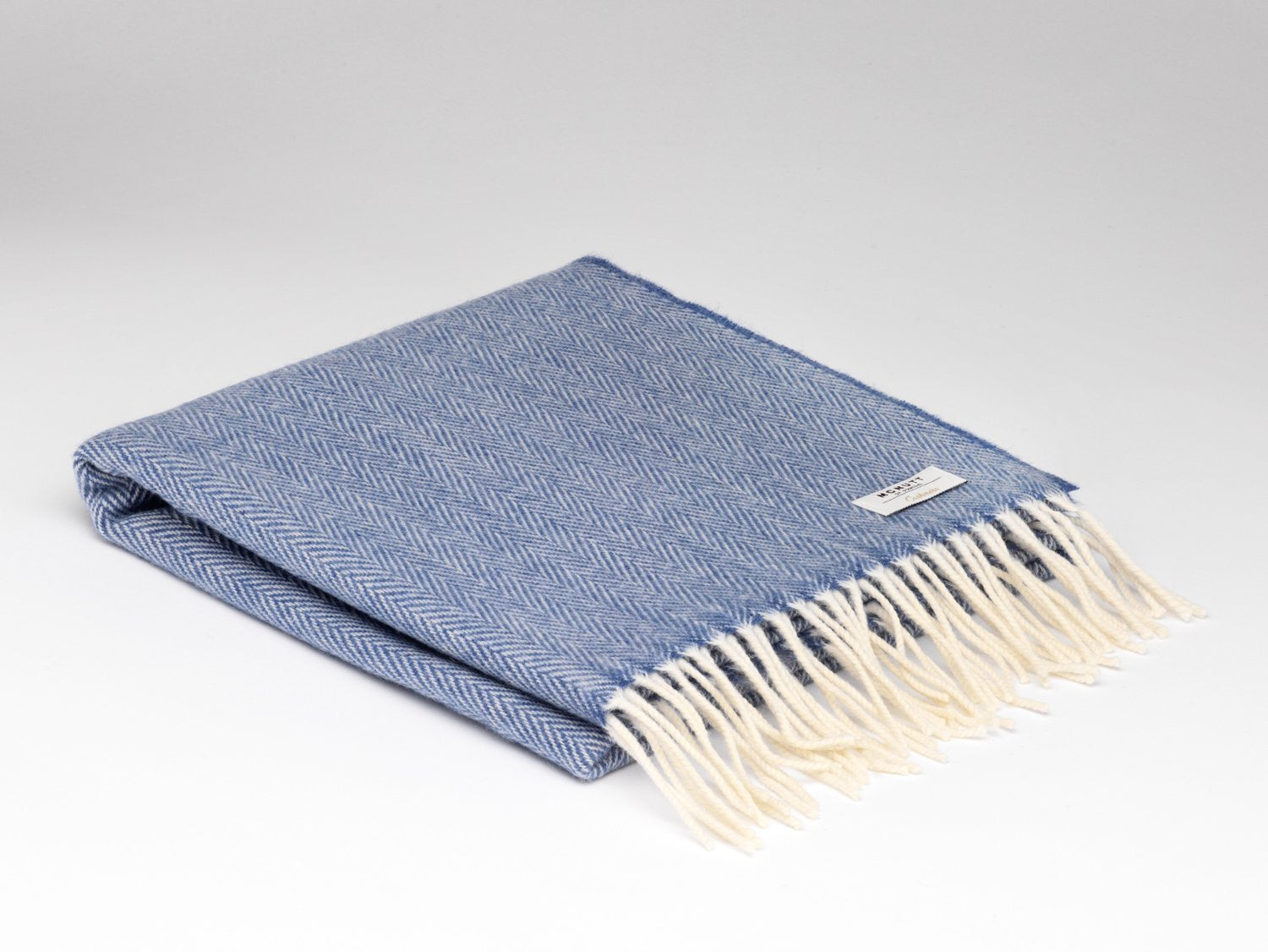 McNutt of Donegal | Cashmere Wrap - Riviera Blue