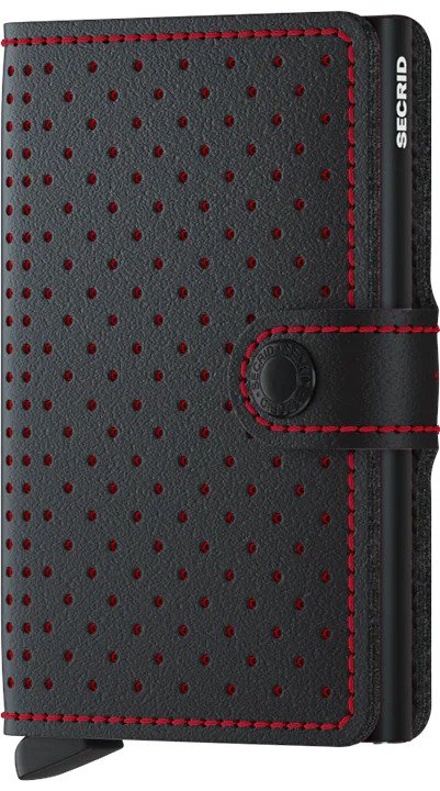 Secrid | Miniwallet - Perforated Black/Red
