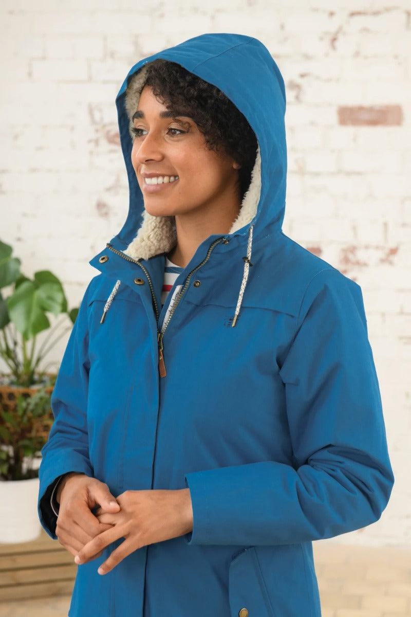 Lighthouse | Abigail Padded Waterproof Coat -Teal