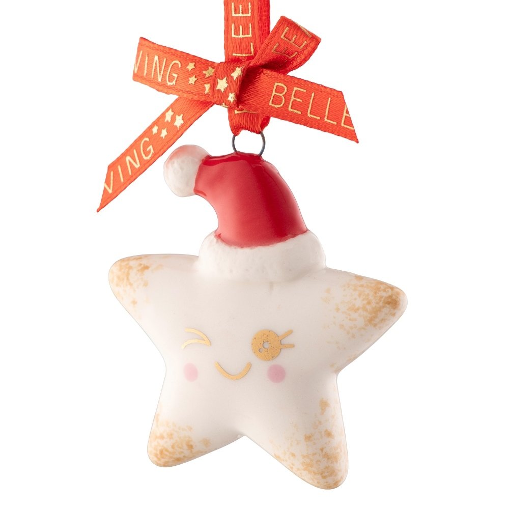 Belleek | Santa Star Ornament