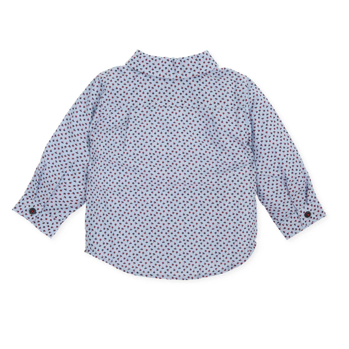 Tutto Piccolo | Long Sleeve Print  Shirt - Indigo