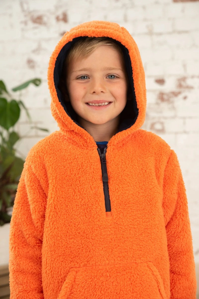 Lighthouse | Ben Fluffy Fleece -Orange