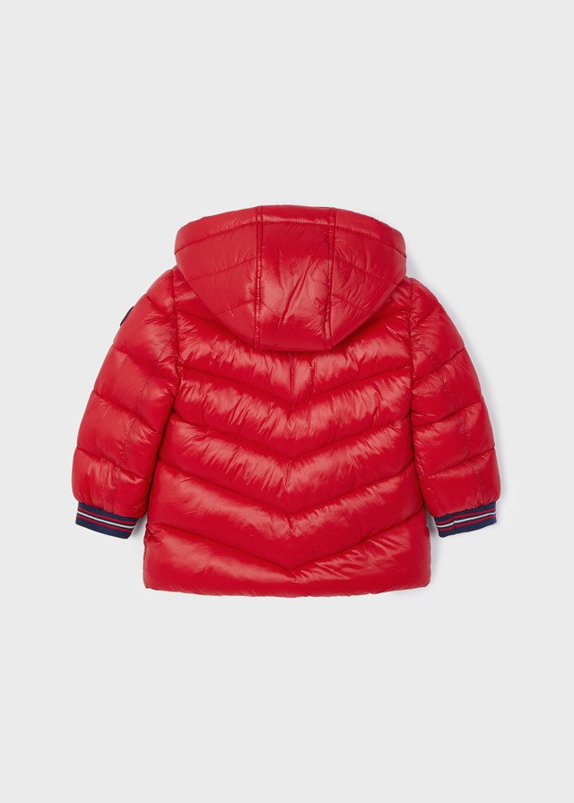 Mayoral | Quilted Coat - Red