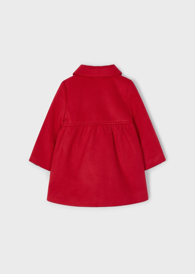 Mayoral | Pea Collar Coat - Red