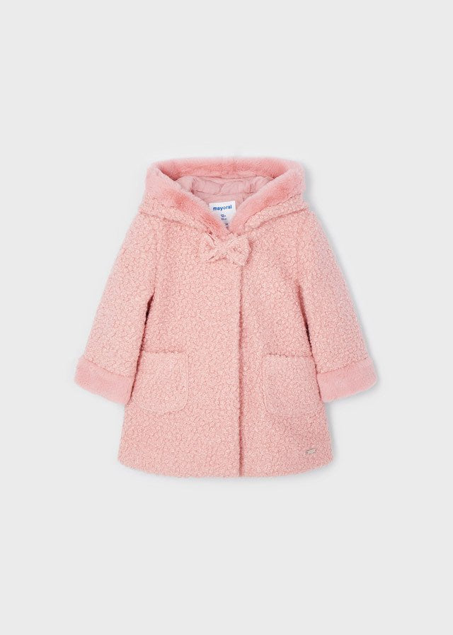 Mayoral | Shearling Coat - Blush