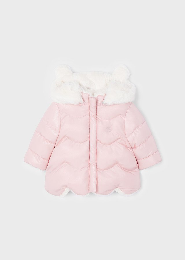 Mayoral |Reversible Faux Fur Jacket - Pink
