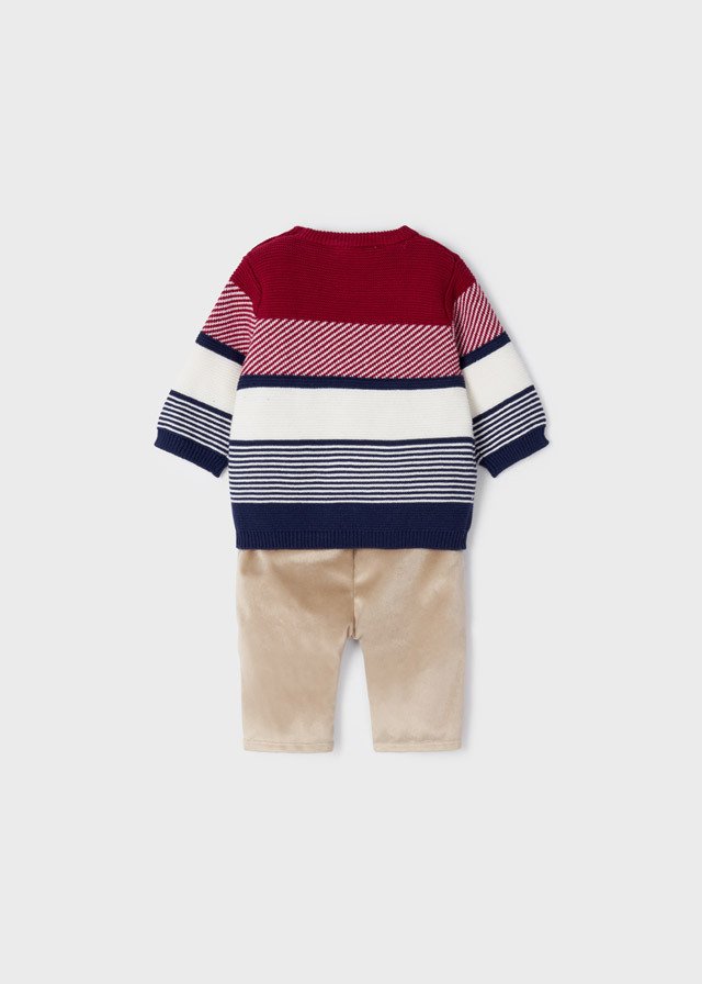 Mayoral | Sweater & Trousers Set - Red
