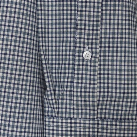 Magee | Tullagh Shirt - Navy & White Check