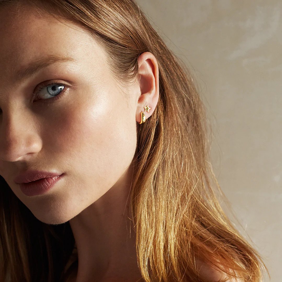 Mary-K | Gold Star Stud Earrings