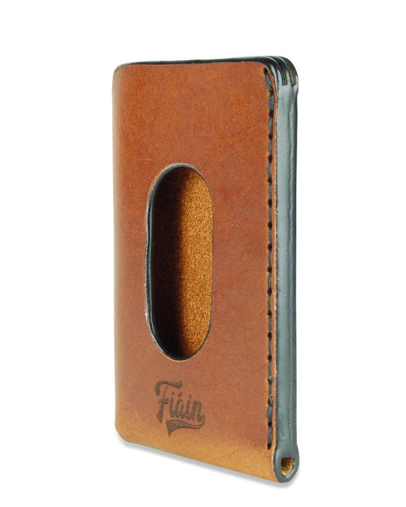 Fiáin | Handmade Brown Leather Cardholder