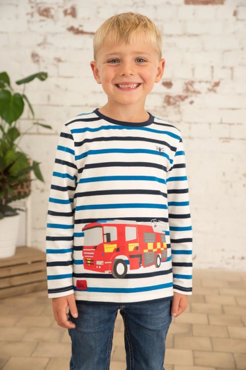 Lighthouse | Oliver Jersey Top | Fire Engine