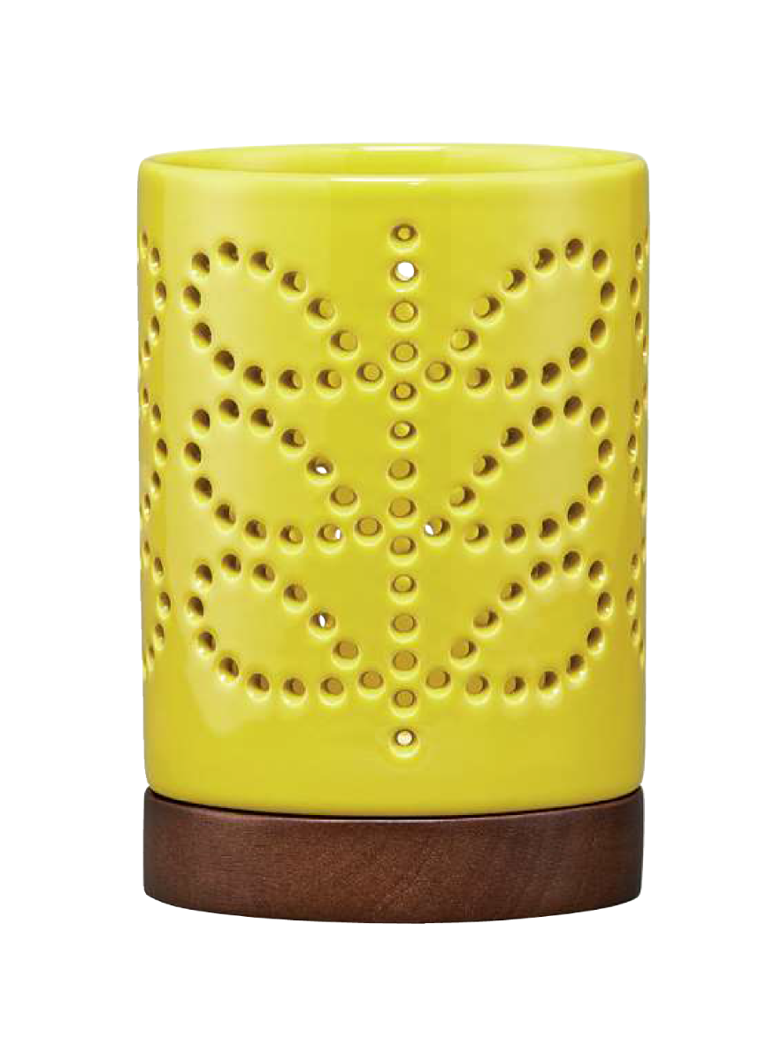 Orla Kiley | Linear Stem Ceramic Lantern - Sunflower Yellow