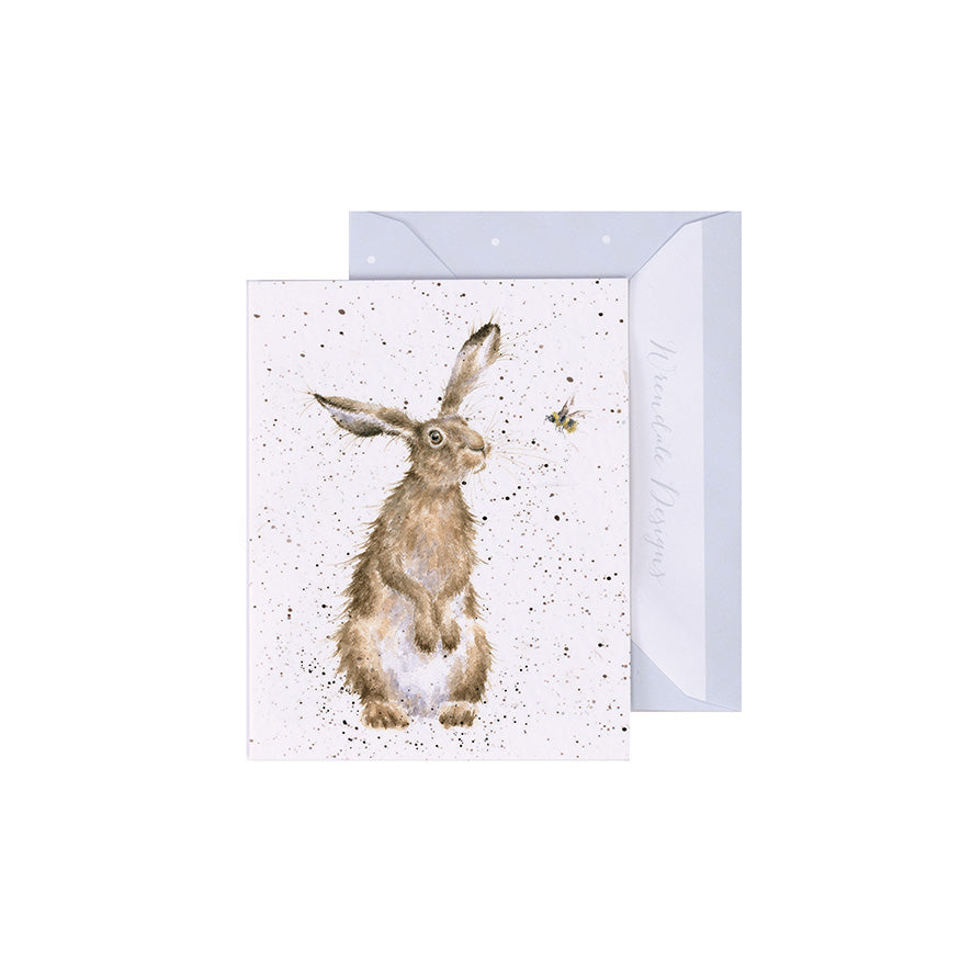 Wrendale | The Hare and  the Bee | Mini Card