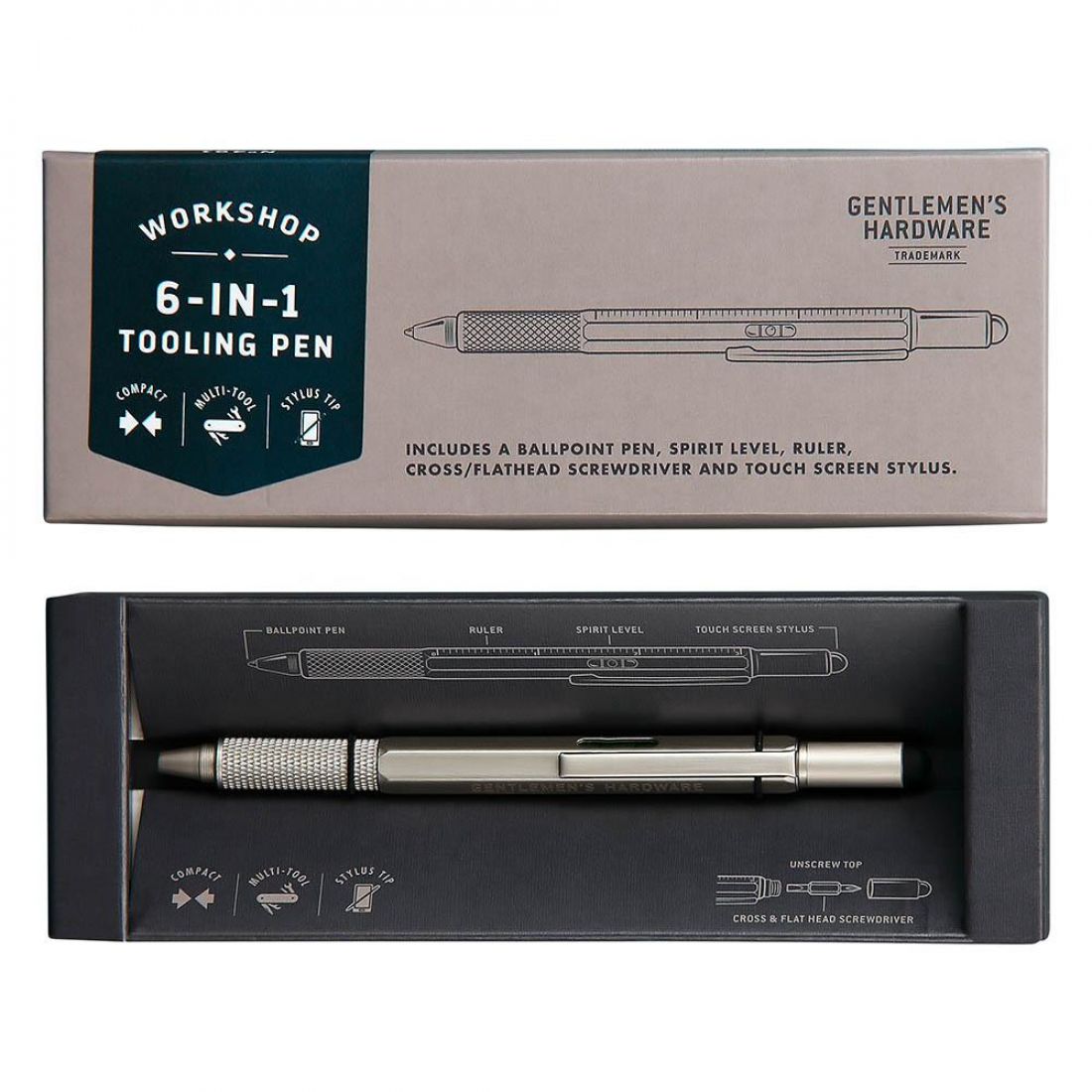 Gentlemen's Hardware | 6 in 1 Tooling Pen