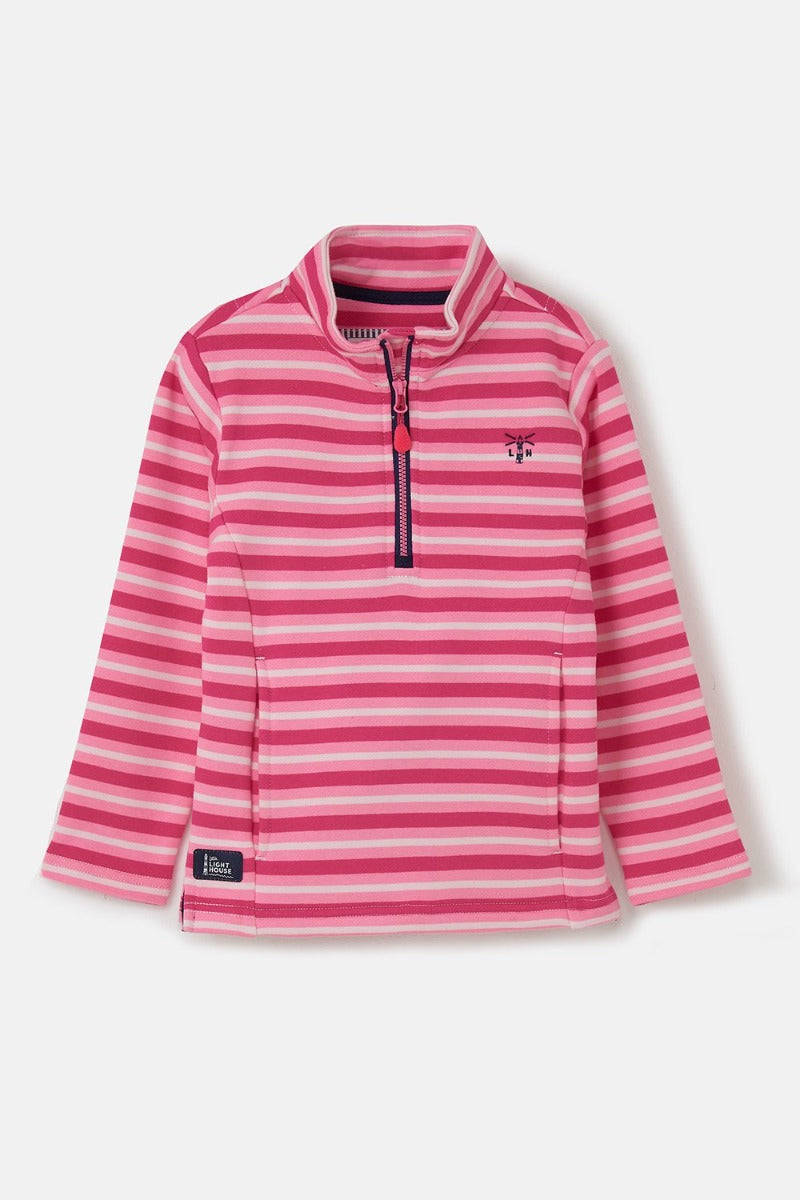 Lighthouse | Robyn Stripe Sweatshirt - Pink