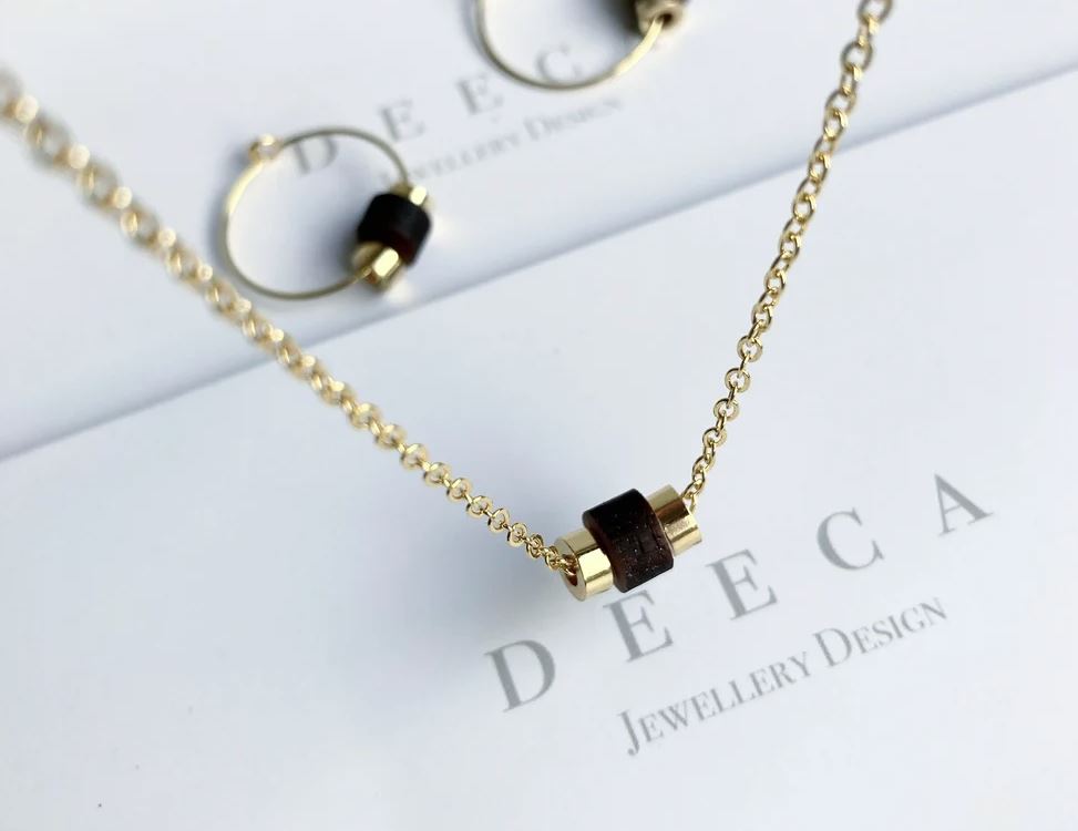 Deeca | Gold Bead Necklace