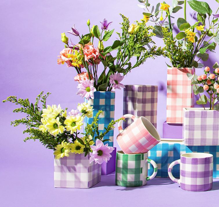 Sass And Belle | Gingham Mug - Pink