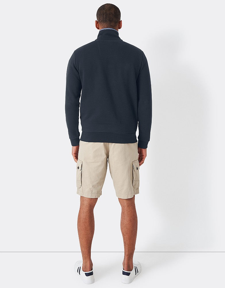 Crew Clothing | Half Zip Sweatshirt | Navy