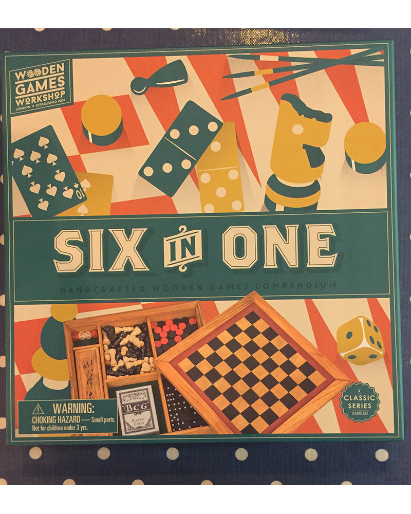 Wooden Games Company | Six in One Games Compendium
