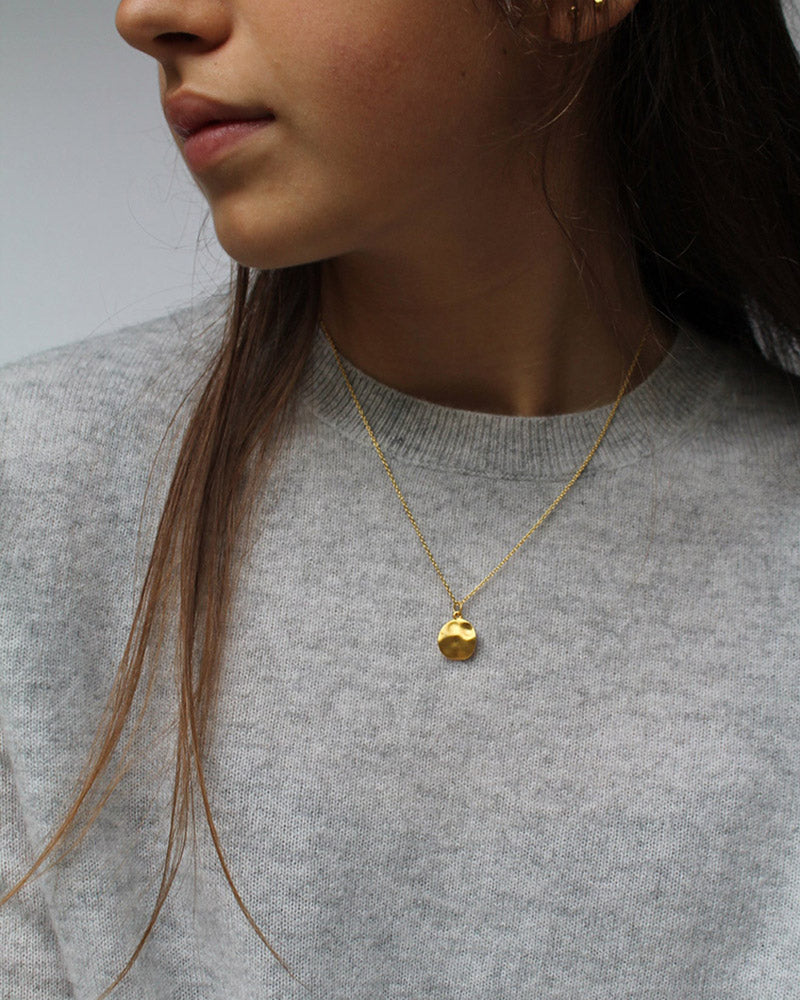 Mary-K | Gold Cornflake Necklace