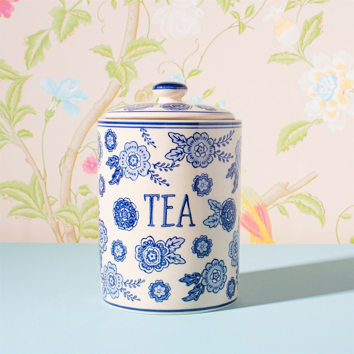 Sass and Belle | Blue Willow Tea Jar