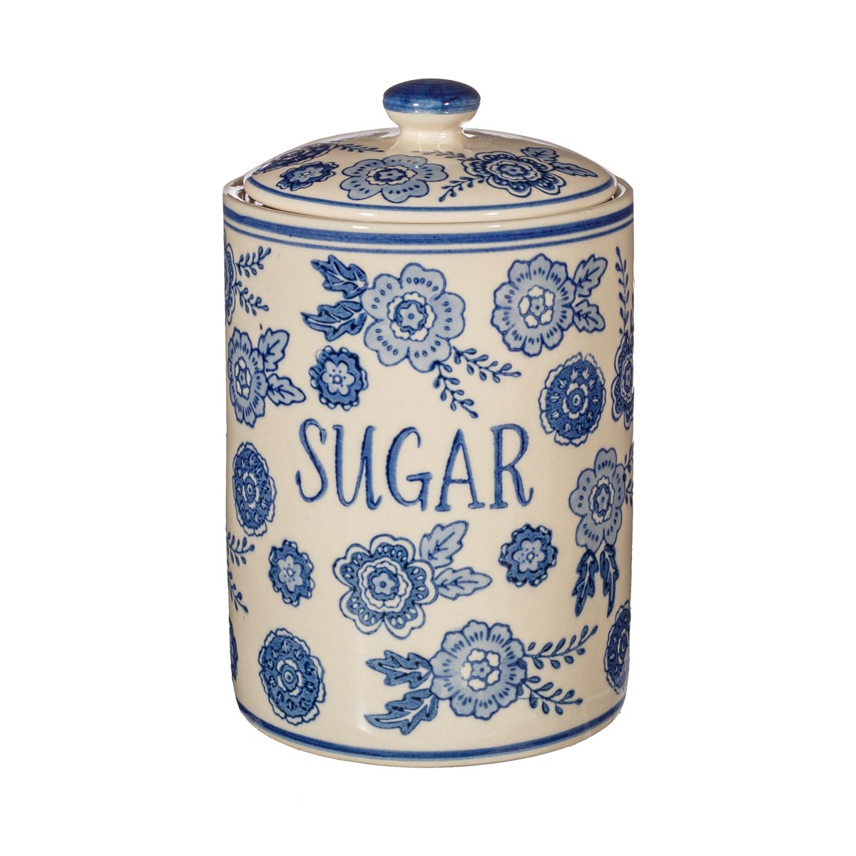 Sass and Belle| Blue Willow Sugar Storage Jar