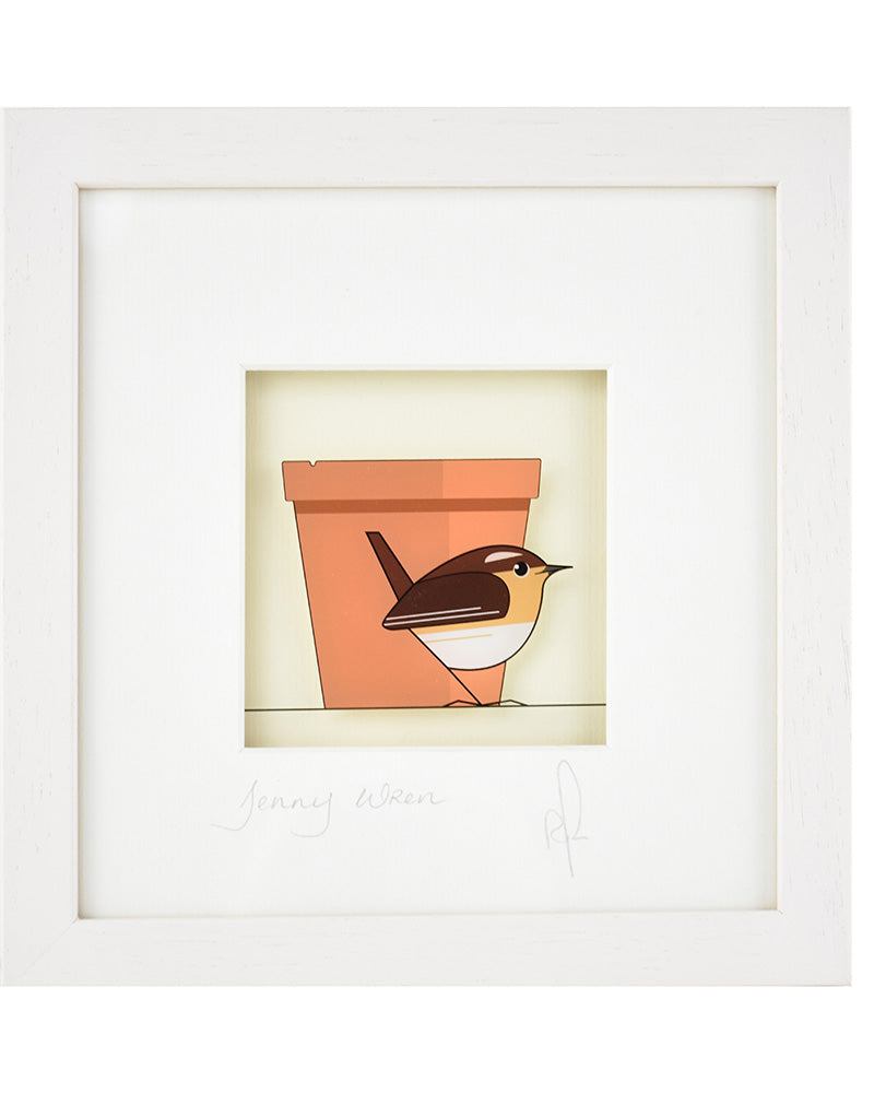 Black Hen Designs | Jenny Wren Framed Art