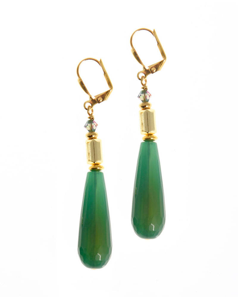 K Kajoux | Wild Emerald Drop Earrings