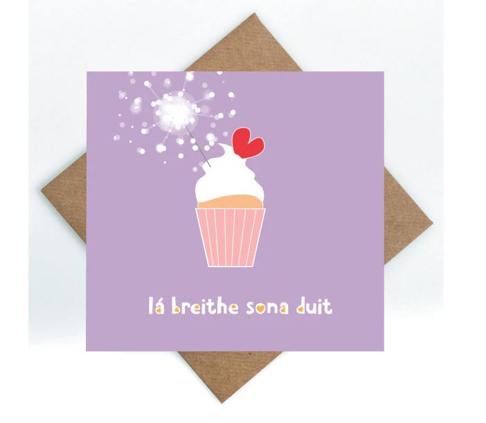 Lá Breithe Sona Duit Card | Little Paper Mill