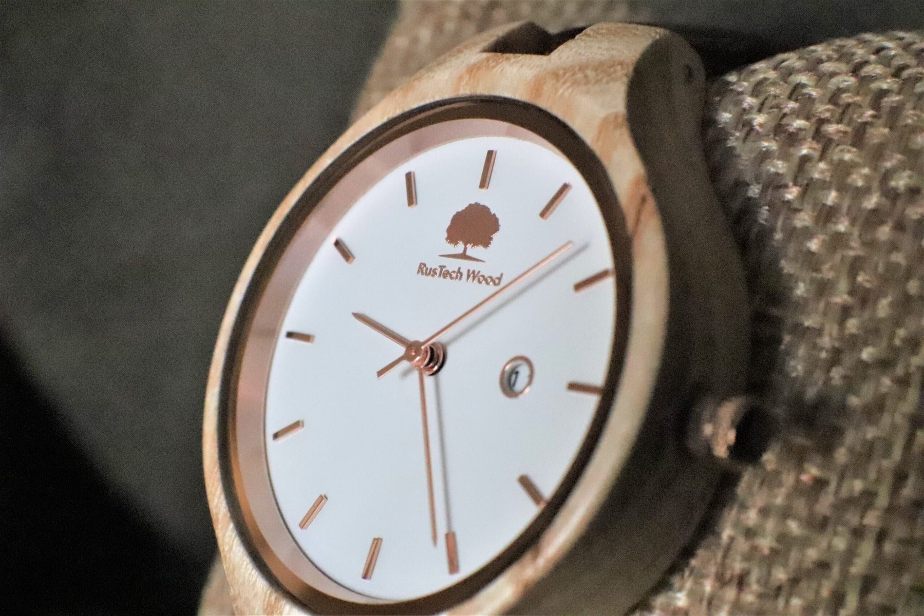 Rustech | Ladies Irish 100% Ash Handmade Wooden Watch