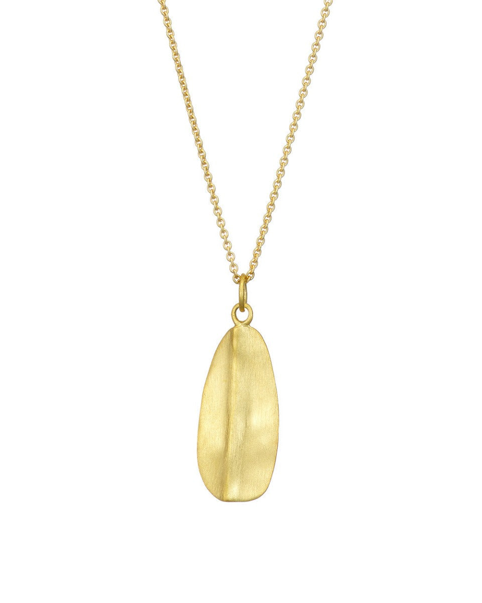 Mary-K | Gold Leaf Necklace