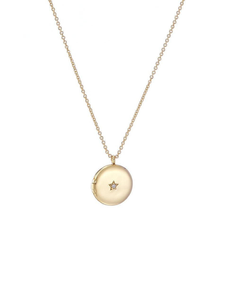 Mary-K | Gold Locket with Star