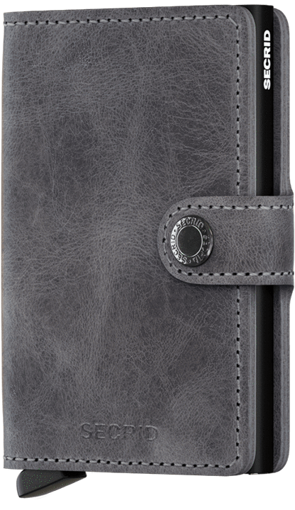 Secrid | Vintage Miniwallet | Grey / Black