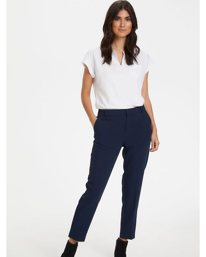 Part Two | Clea Casual Trousers- Navy