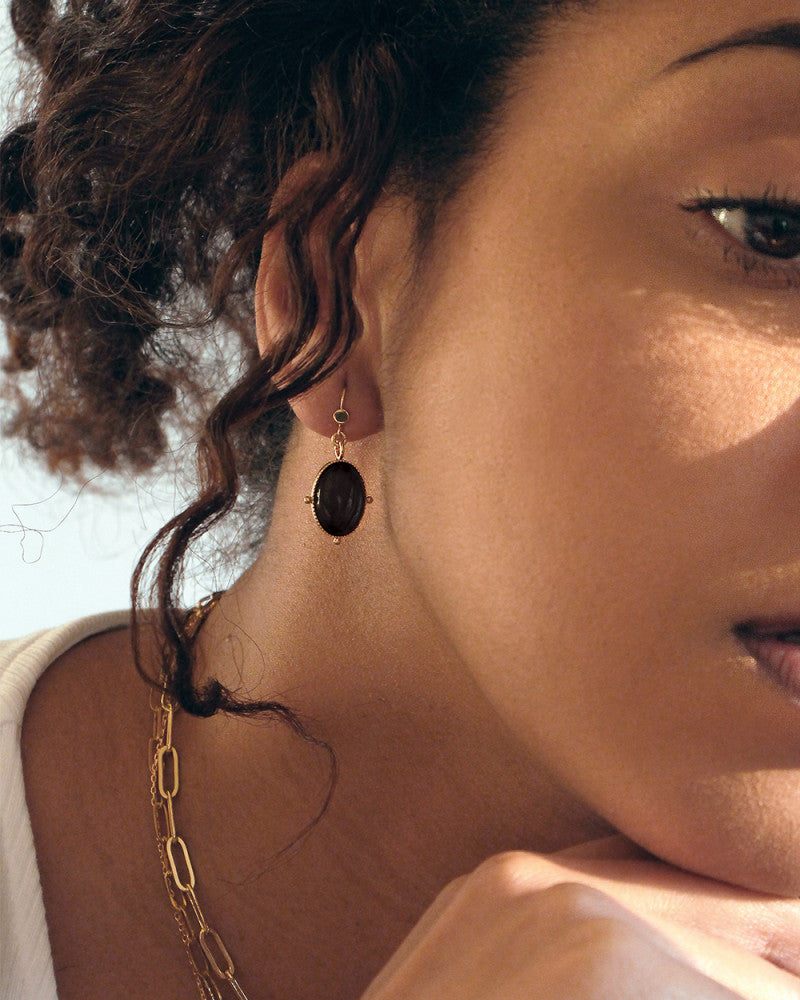 Niali | Calypso Earrings - Black