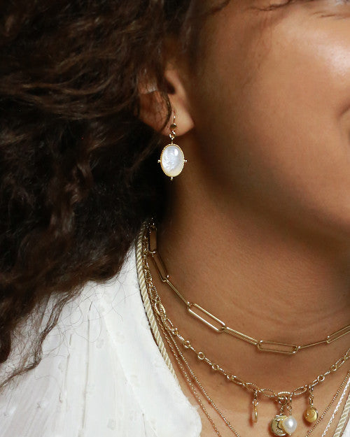 Nilai | Calypso Earrings - White