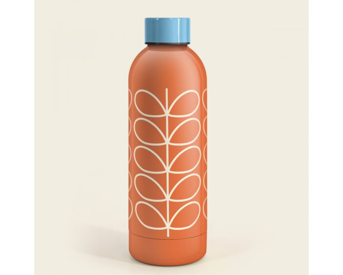 Orla Kiely | Orange Linear Water Bottle