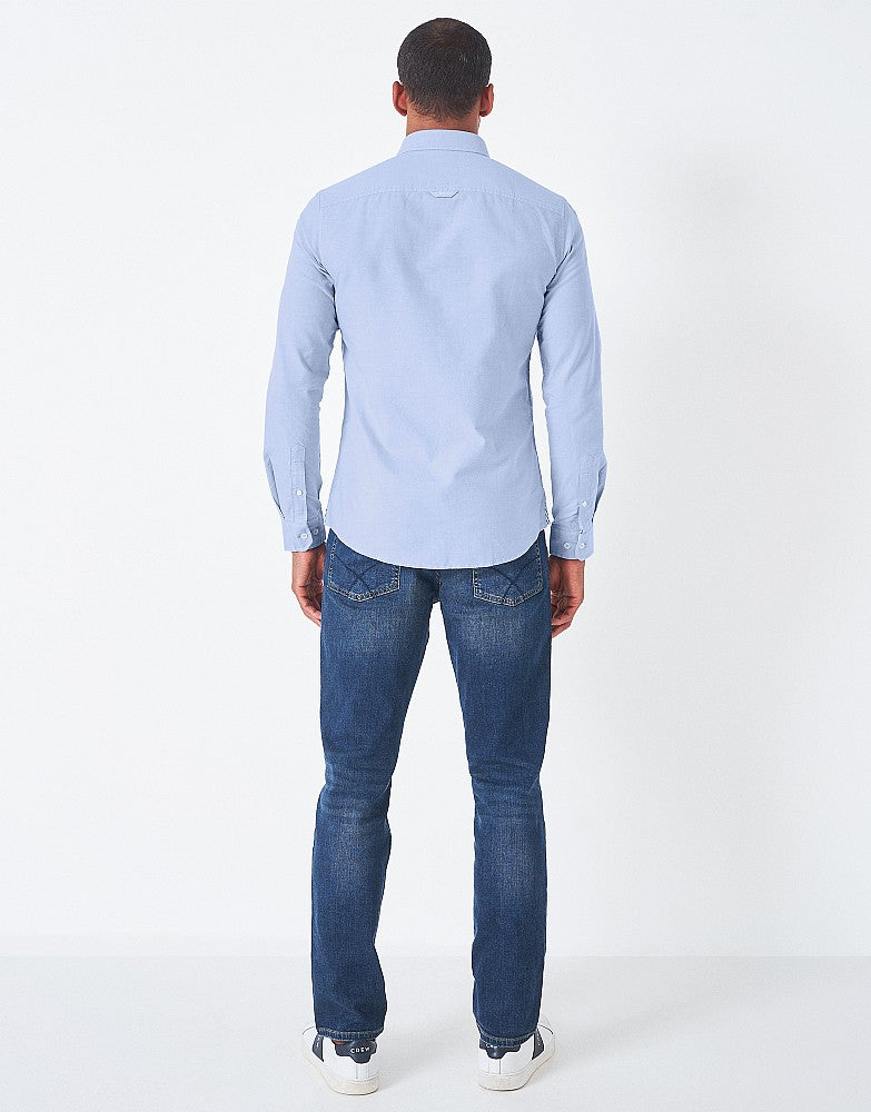 Crew Clothing | Slim Fit Oxford Shirt | Sky Blue