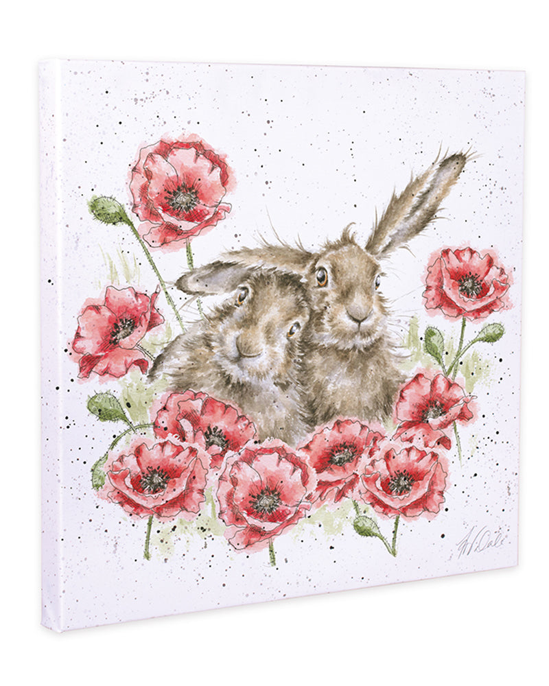 Wrendale | Love is in the Hare Canvas 50cm