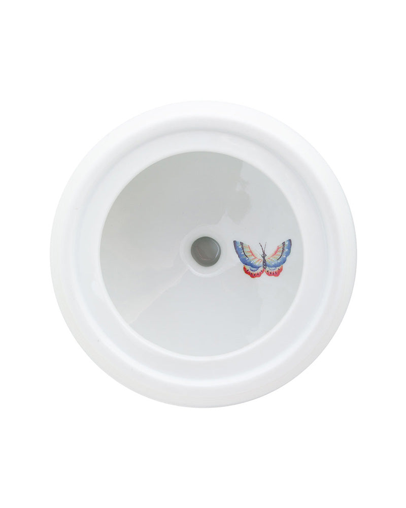 Product shot of Pip Studio Amsterdam's Blushing Birds storage jar lid