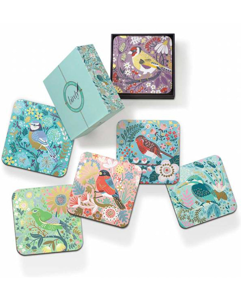 Tipperary Crystal Birdy Set of 6 Coasters