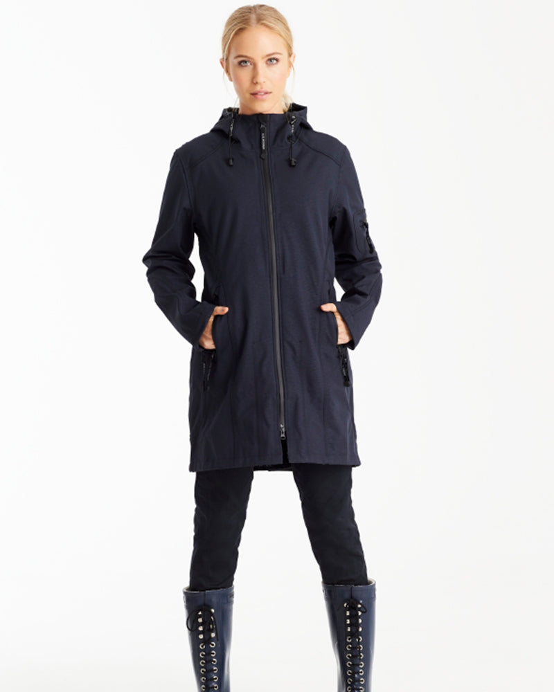 Ilse Jacobsen Softshell Raincoat Rain7| Indigo