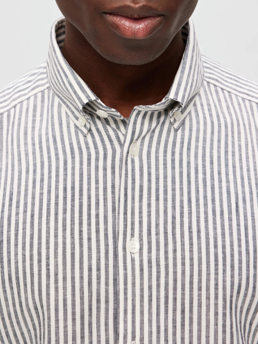 Selected Homme | Regpure Linen Shirt | Sky Captain