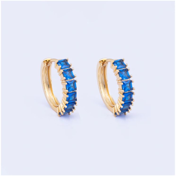 Knight & Day | Classic Sapphire Hoops
