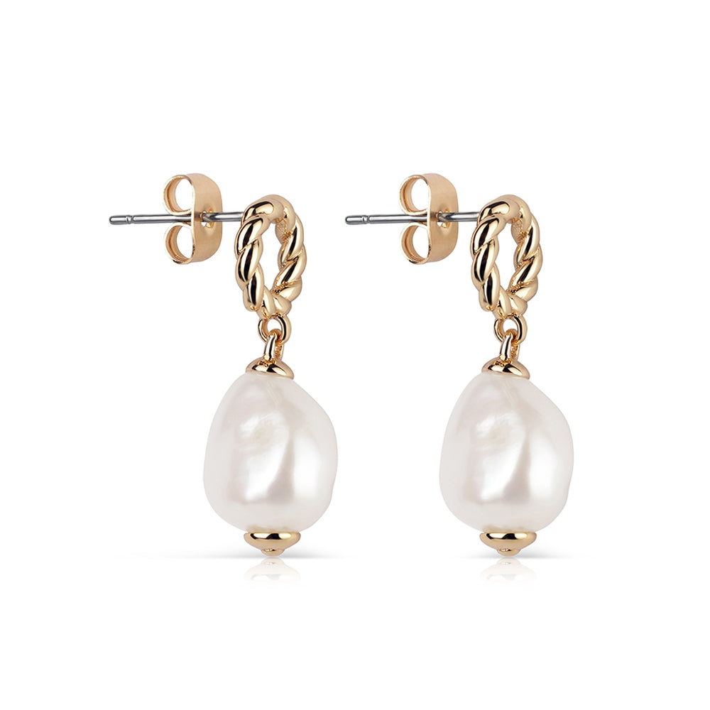 Newbridge Silverware | Sappho Baroque Pearl Earrings