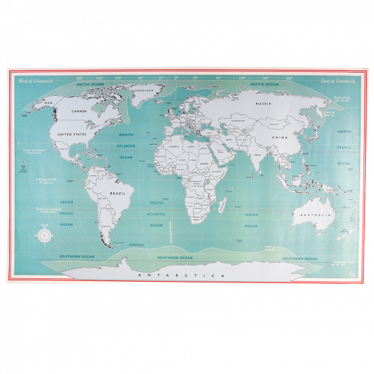 Rex London | Scratch World Map